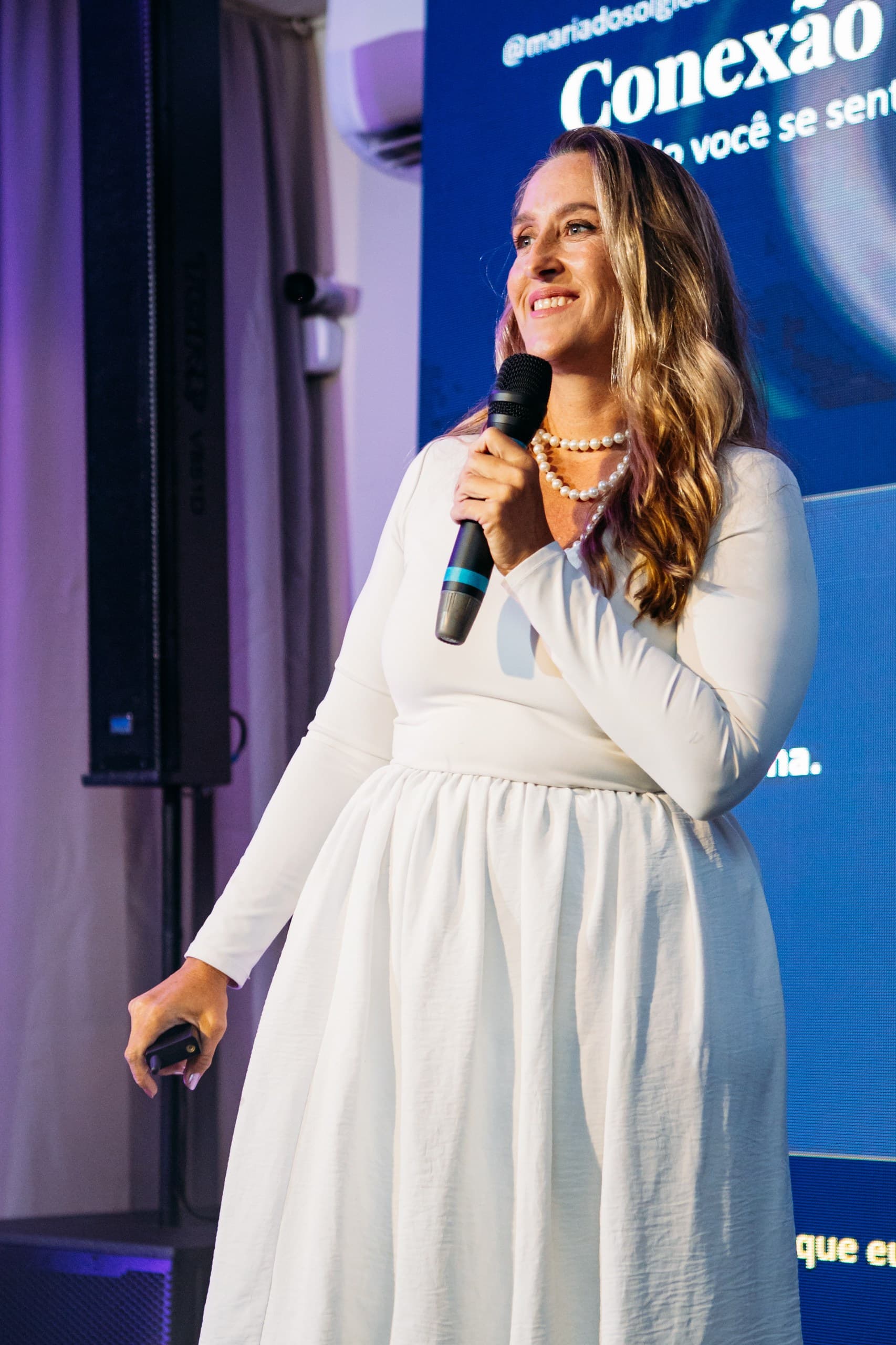 Maria do Sol no palco